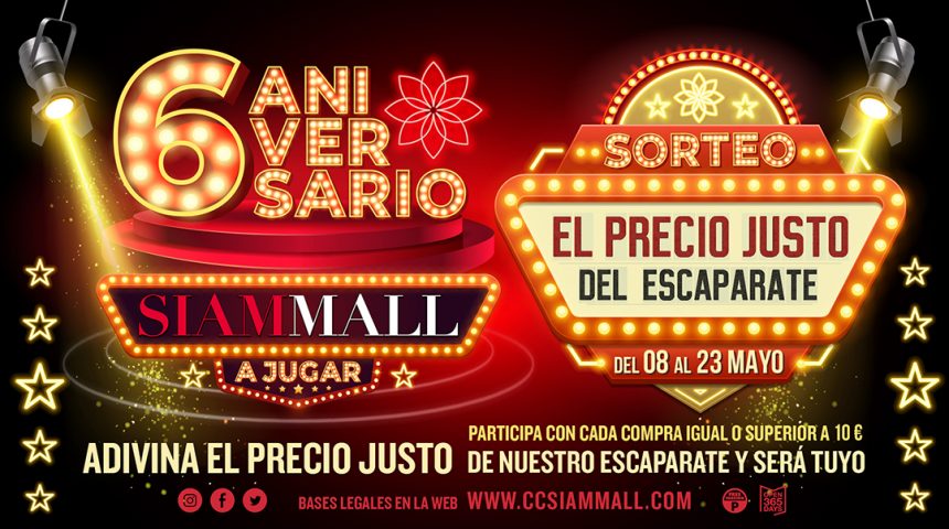 ¡Gana un escaparate en nuestro 6to Aniversario! ¡Gana un escaparate en nuestro 6to Aniversario!