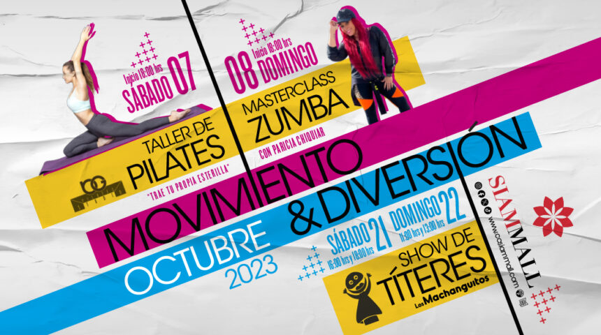 Arte, movimiento y diversión en Siam Mall