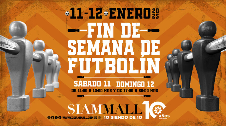 Fin de Semana de Futbolín en Siam Mall Fin de Semana de Futbolín en Siam Mall