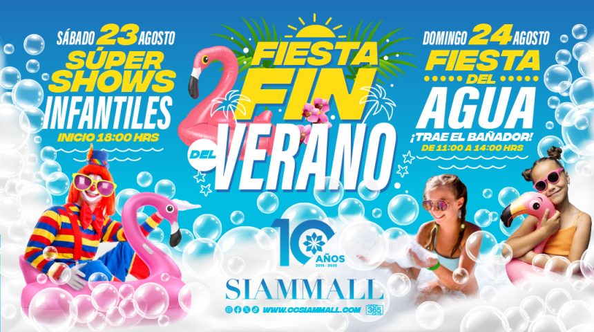 Actividades Agosto 2025 Siam Mall