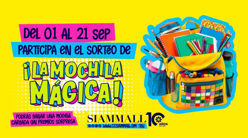 ¡La mochila mágica de Siam Mall!