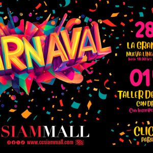 Carnaval en Siam Mall: dos días para vivir la fiesta a lo grande Carnaval en Siam Mall: dos días para vivir la fiesta a lo grande