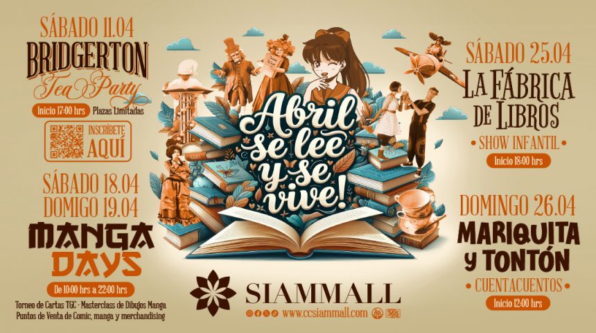 Abril se lee y se vive en Siam Mall