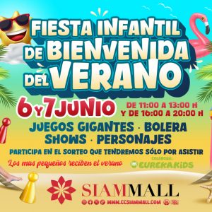 ¡La gran Fiesta Infantil de Bienvenida del Verano llega a Siam Mall!