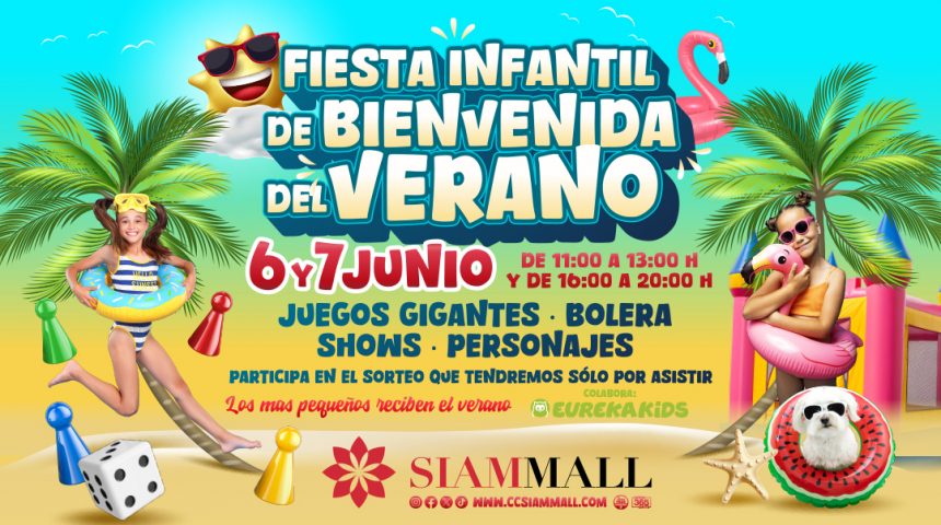¡La gran Fiesta Infantil de Bienvenida del Verano llega a Siam Mall!