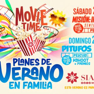 Movie Time! Será tu actividad favorita para este verano. Movie Time! Será tu actividad favorita para este verano.